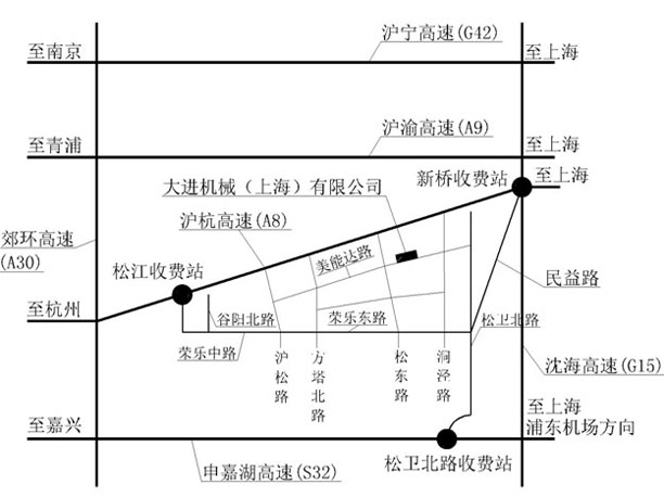 大进机械(上海)有限公司_公司地图